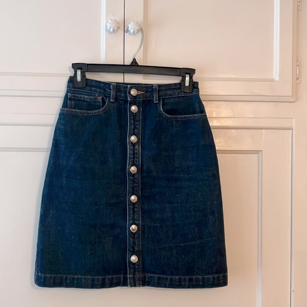 APC denim skirt